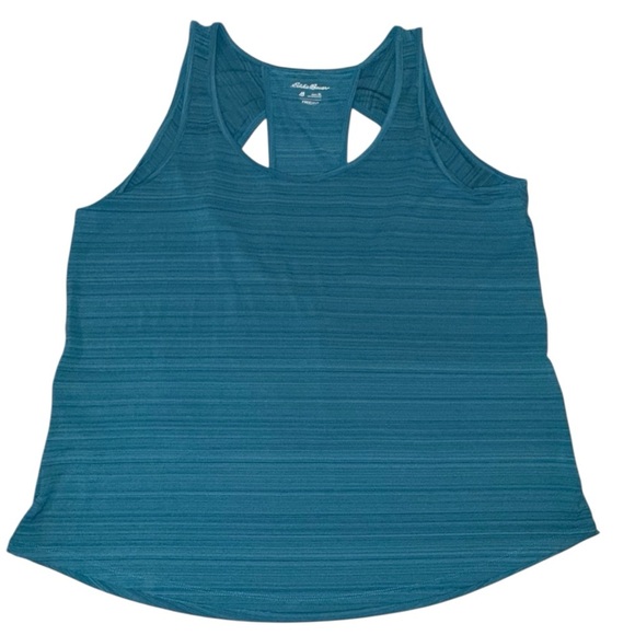 EDDIE BAUER Women's Trail Light Draped-Back Tank Top - Dark Teal XL - Picture 6 of 15